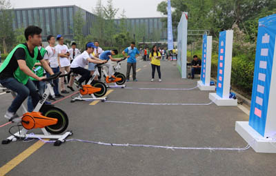 马鞍山发电自行车